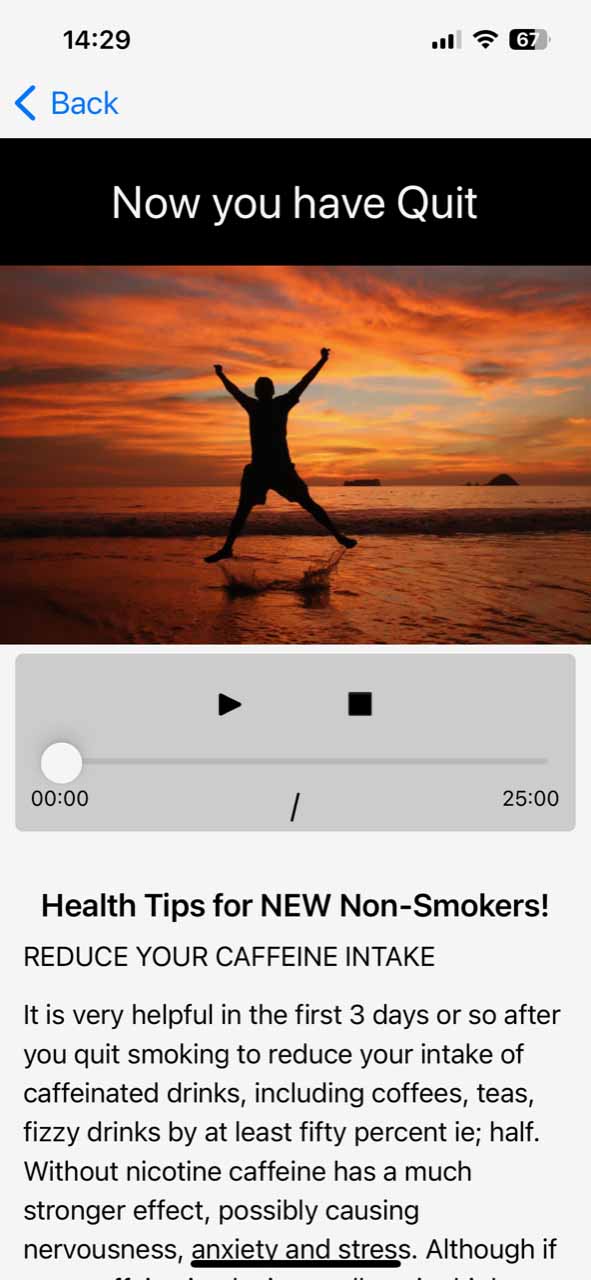 Health Tips For People Who Have Stopped Smoking